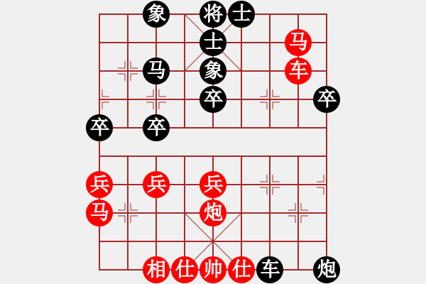 象棋棋譜圖片：棋酒色(2段)-負(fù)-烏烏祖拉(5段) - 步數(shù)：40 