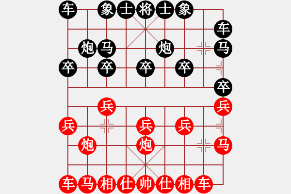 象棋棋譜圖片：逍遙游[643456074] -VS- 大棄‘大氣也[1141160625] - 步數(shù)：10 