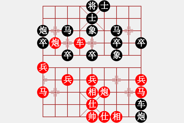 象棋棋譜圖片：武大飛狐(2段)-勝-風(fēng)刀霜?jiǎng)?9級(jí)) 中炮左邊馬對(duì)屏風(fēng)馬 紅左橫車 - 步數(shù)：50 