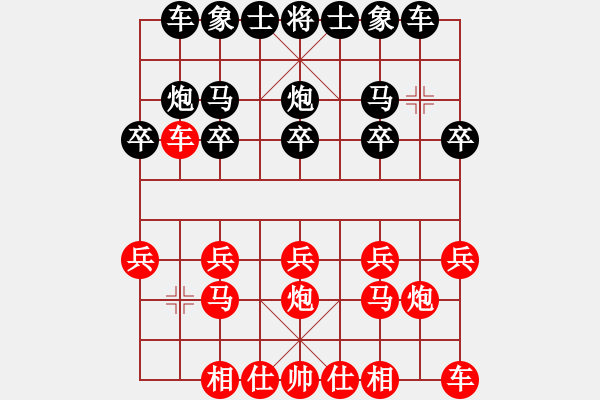 象棋棋谱图片：郎祺琪 先和 李越川 - 步数：10 