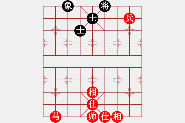 象棋棋譜圖片：馬兵必勝殘局001 - 步數(shù)：0 