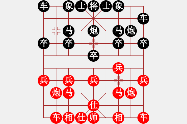 象棋棋譜圖片：棋樂(lè)斎の明明如月 先勝 舊時(shí)光她是個(gè)美人 - 步數(shù)：10 