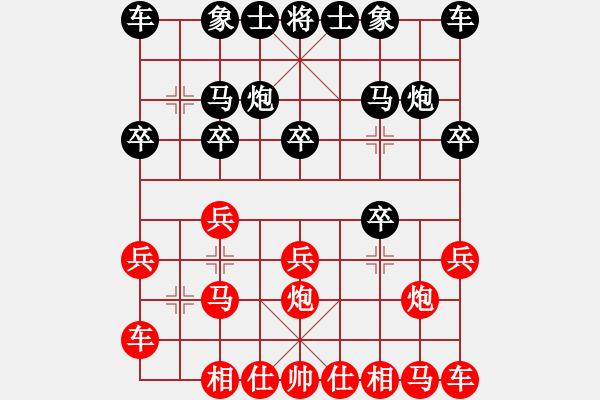 象棋棋譜圖片：湖北省體育局棋牌運(yùn)動(dòng)管理中心 陳雅文 勝 云南省棋牌運(yùn)動(dòng)管理中心 孫文 - 步數(shù)：10 