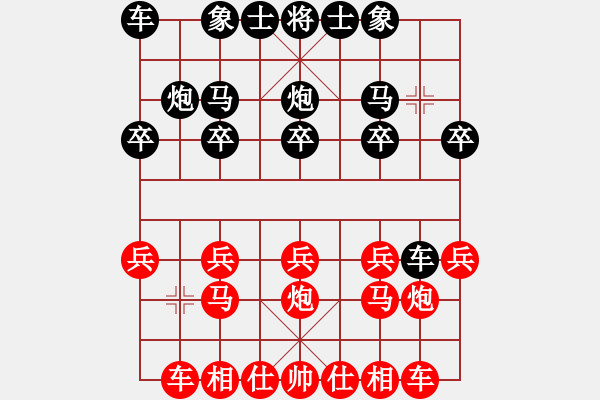 象棋棋譜圖片：期待你的轉(zhuǎn)身【紅】vs陽(yáng)光科技【黑】 - 步數(shù)：10 