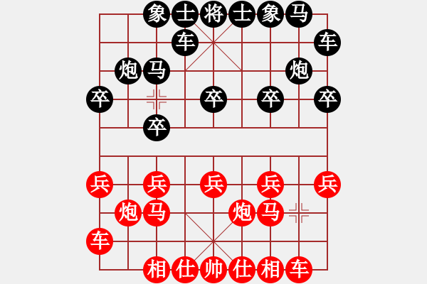 象棋棋譜圖片：紅勝_中國象棋-雷電模擬器_BUGCHESS_AVX2_81步_20240209024936843.xqf - 步數(shù)：10 