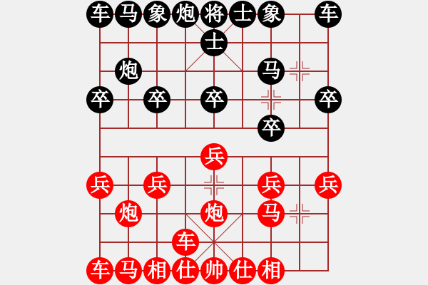 象棋棋譜圖片：橫才俊儒 -VS- 隨緣[930667848] - 步數(shù)：10 