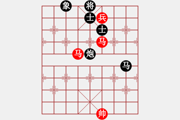 象棋棋谱图片：花解语(无极)-和-六卖神剑(无极) - 步数：220 