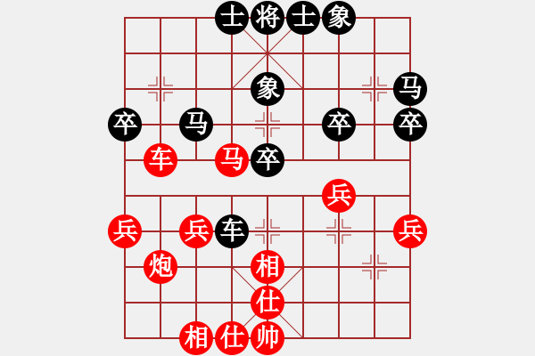 象棋棋譜圖片：139局 A52- 仕角炮對右中炮-小蟲引擎23層(2538) 先勝 魯肅(2000) - 步數(shù)：40 