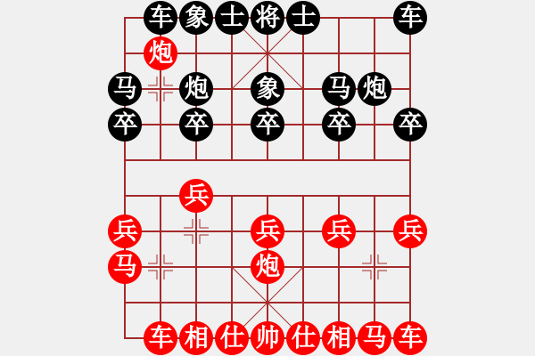 象棋棋譜圖片：電腦分析 炮八進(jìn)六 - 步數(shù)：10 