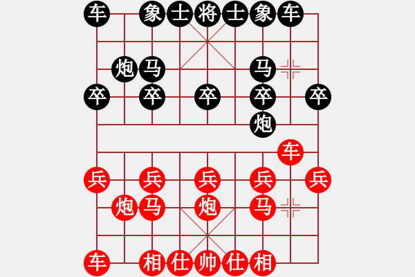 象棋棋譜圖片：農(nóng)民 -VS- 弈棋樂(lè) - 步數(shù)：10 