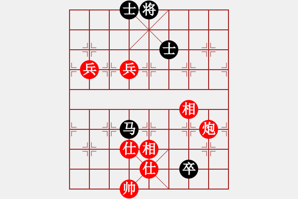 象棋棋譜圖片：戰(zhàn)神十三(4弦)-勝-寧夏商建豹(1弦) - 步數(shù)：150 