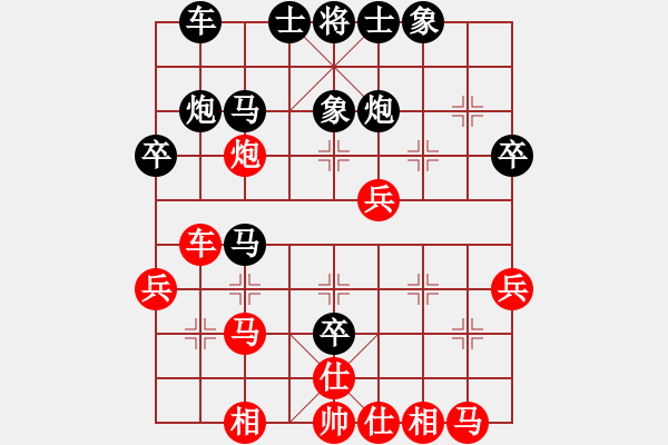 象棋棋譜圖片：葬心紅勝大黑哥2號(hào)【仙人指路】 - 步數(shù)：30 