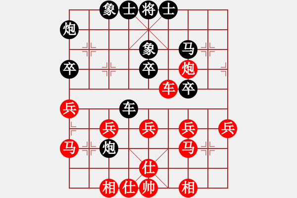 象棋棋譜圖片：華山棋匪(9段)-負(fù)-彭城鈍刀(日帥) - 步數(shù)：40 