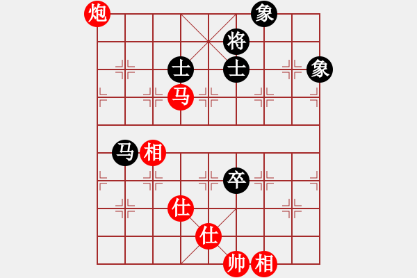 象棋棋譜圖片：馬炮仕相全勝馬卒士象全 - 步數(shù)：0 