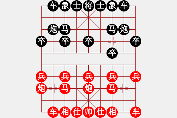 象棋棋谱图片：周辉(1段)-负-郭信永(5段) - 步数：10 