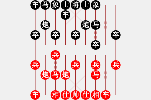 象棋棋譜圖片：孔羅合璧(先和)象棋巫師(大師級) - 步數(shù)：10 