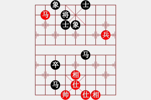 象棋棋譜圖片：熱血盟＊四少爺[紅] -VS- 菜鳥之鳥[黑] - 步數(shù)：80 