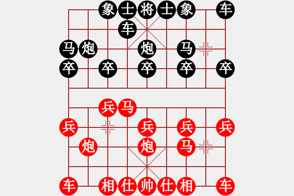 象棋棋譜圖片：孤獨(dú)俠(1段)-勝-chcn(2段) - 步數(shù)：10 