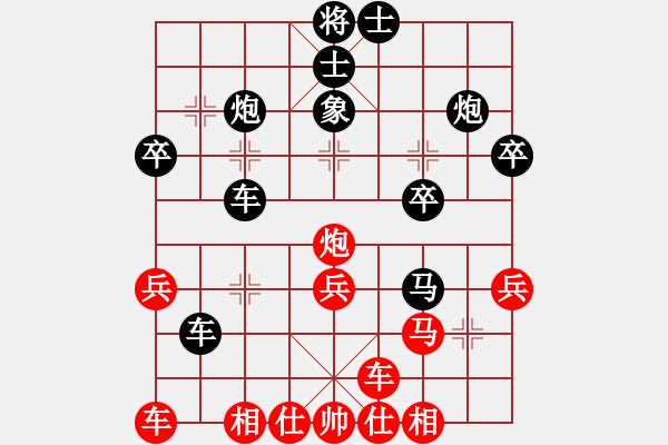 象棋棋譜圖片：2840局 A40-起馬局-許褚(1300) 先負(fù) 旋風(fēng)引擎23層(2866) - 步數(shù)：30 