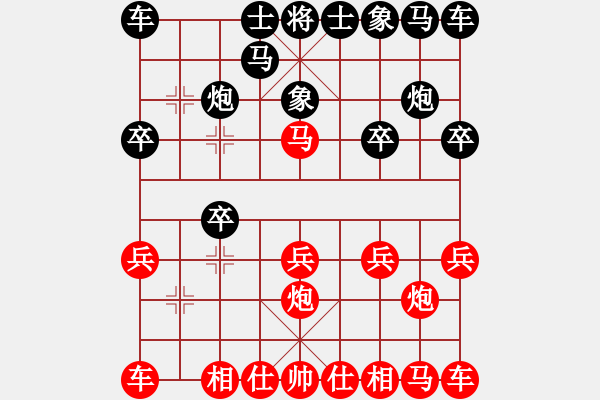 象棋棋谱图片：09市赛1 - 步数：10 