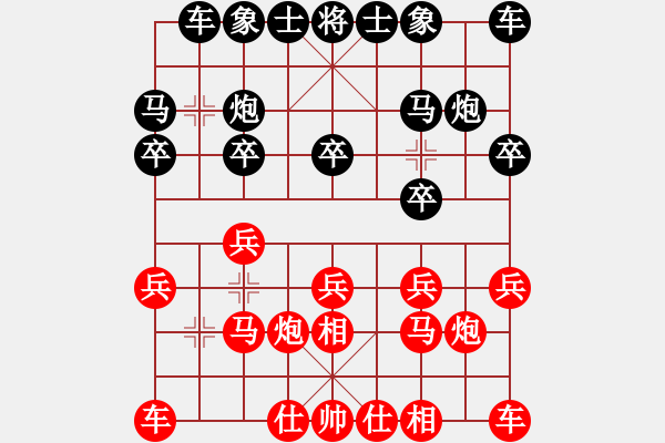 象棋棋譜圖片：陜北之狼(2段)-負(fù)-華山老頑童(1段) - 步數(shù)：10 