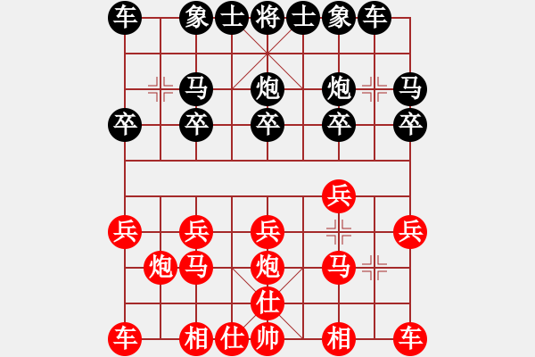 象棋棋譜圖片：第五輪一臺(tái)2臺(tái)甘肅焦明利先勝寧夏蔣萬(wàn)軍 - 步數(shù)：10 