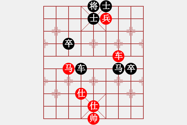象棋棋谱图片：金波       先和 谢卓淼     - 步数：100 