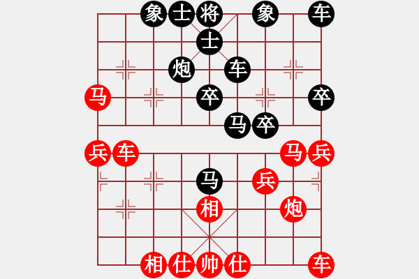 象棋棋譜圖片：地球領(lǐng)袖(3段)-負(fù)-沈陽(yáng)我最臭(2段) - 步數(shù)：30 