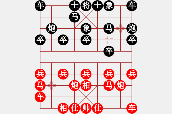 象棋棋譜圖片：1078局 A12- 列相局-魯肅(2000) 先負(fù) 旋風(fēng)引擎23層(2771) - 步數(shù)：10 