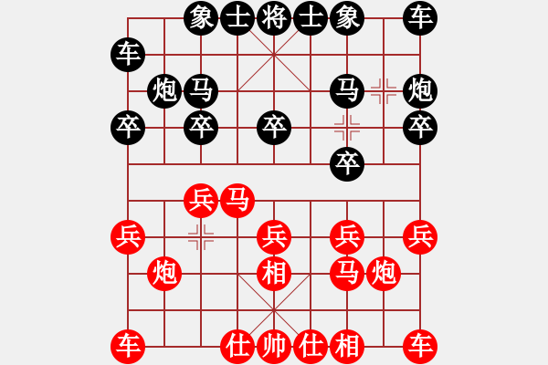 象棋棋譜圖片：虎年吉祥(5段)-負(fù)-鑫福網(wǎng)吧(5段) - 步數(shù)：10 