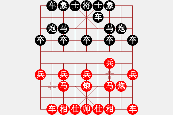 象棋棋谱图片：弈乘二集外编第四种象棋萃菁汇编选粹第二十二局 罗天阳(先) 窦国柱(胜) - 步数：10 