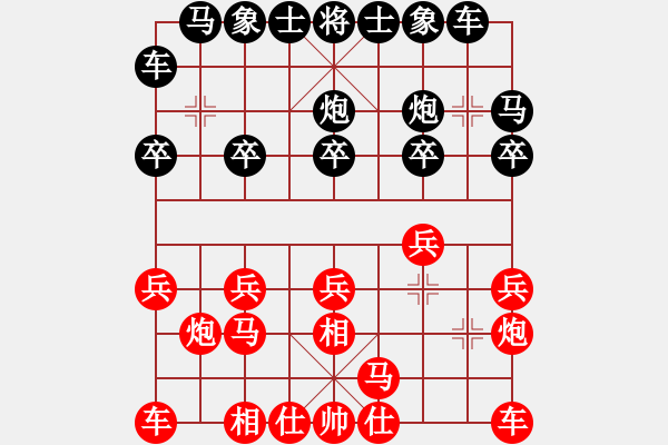 象棋棋譜圖片：好心情先負(fù)王仁穎仙人指路 - 步數(shù)：10 