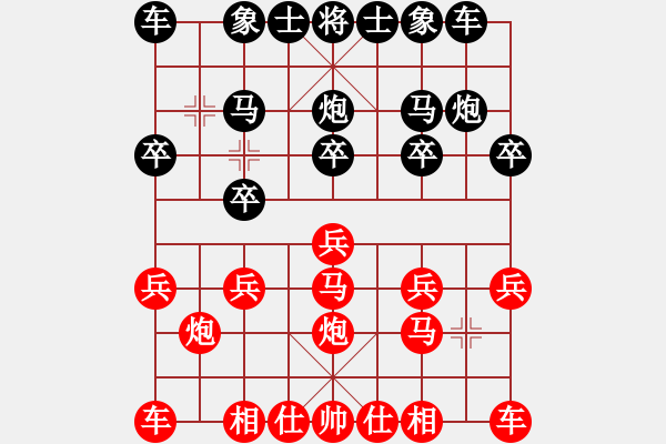 象棋棋谱图片：宋惠善先和王仁颖12-18-2 - 步数：10 