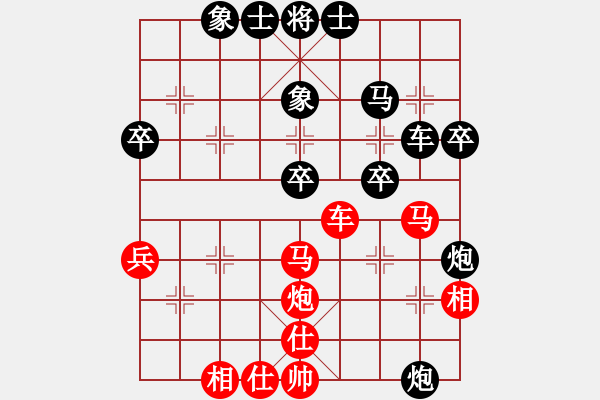 象棋棋譜圖片：04--1--4---張曉平---車2進(jìn)4 馬七進(jìn)六 - 步數(shù)：40 