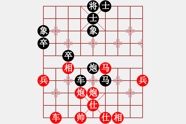 象棋棋譜圖片：波斯貓[紅] -VS- 棋仙[黑] - 步數(shù)：60 