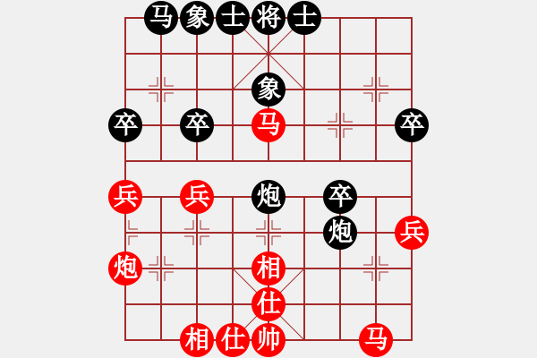 象棋棋譜圖片：黃馨葶(無極)-勝-迷先生(天罡) - 步數(shù)：30 