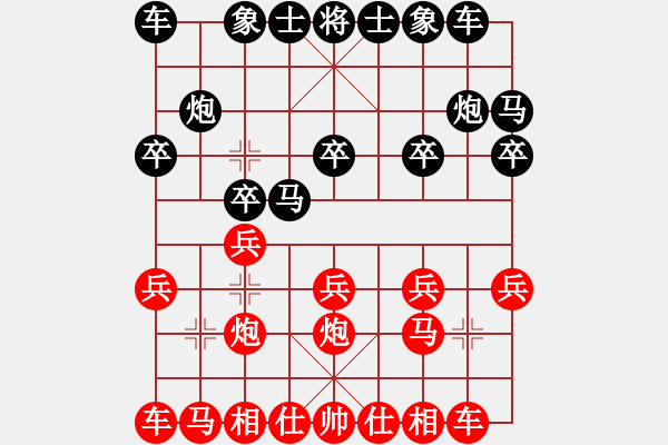 象棋棋譜圖片：棋釋我心 先勝 寒瀟羽 - 步數(shù)：10 