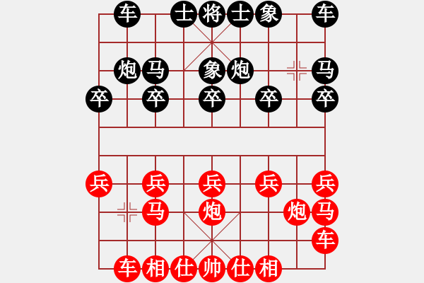 象棋棋譜圖片：小王子[紅] -VS- 白玫瑰[黑] - 步數(shù)：10 