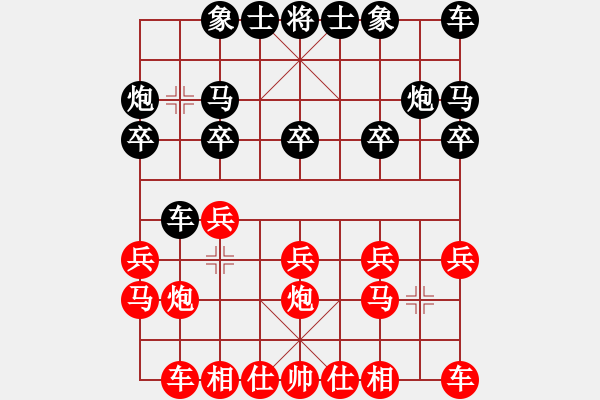 象棋棋譜圖片：2021.3.24.16閑來象棋評測先勝中炮對右三步虎 - 步數(shù)：10 