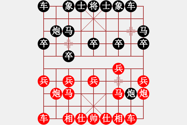 象棋棋譜圖片：驪山[2651910250] 負(fù) 劉永富[32669315] - 步數(shù)：10 