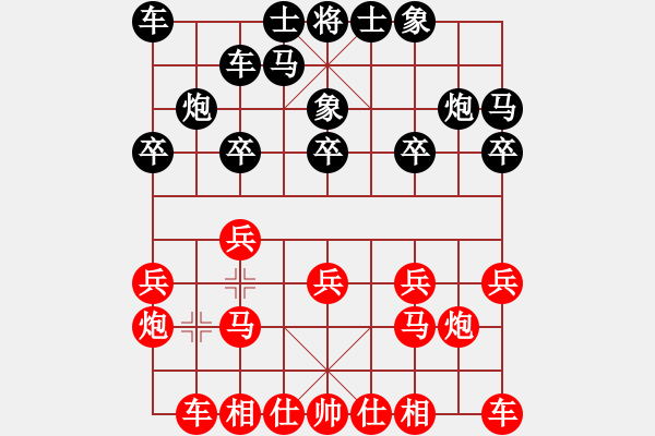 象棋棋譜圖片：張若愚 先負(fù) 文興定 - 步數(shù)：10 