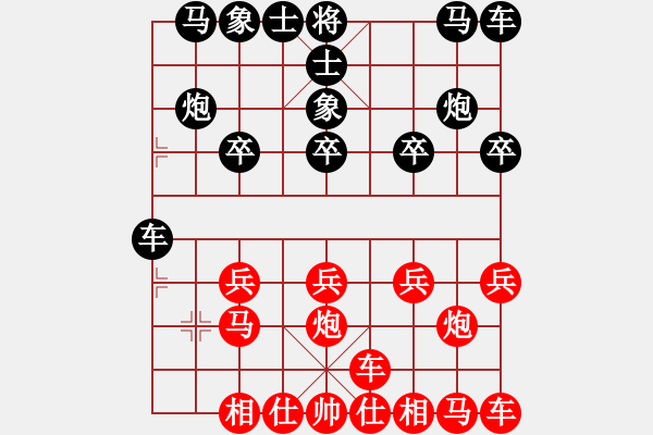 象棋棋譜圖片：橫才俊儒[292832991] -VS- 東吳西蜀小小[307327600] - 步數(shù)：10 