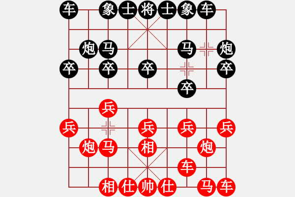 象棋棋谱图片：所司和晴 先负 王天一 - 步数：10 