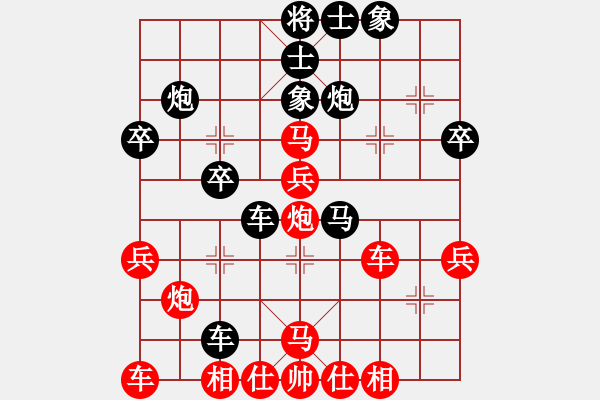 象棋棋譜圖片：不知你是誰(shuí)(3段)-負(fù)-大地之王(4段) - 步數(shù)：40 