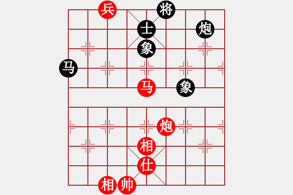 象棋棋谱图片：2017全国象甲第17轮 郝继超 和 才溢 - 步数：200 