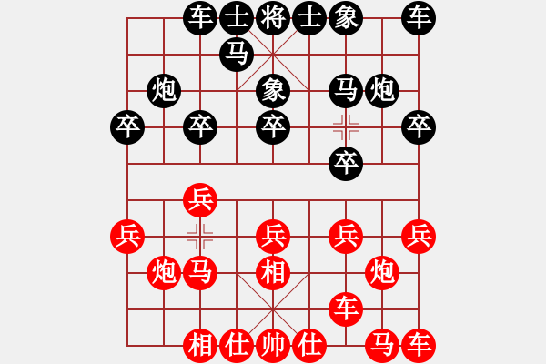 象棋棋譜圖片：付子豪 先勝 董建國(guó) 8.11豐臺(tái)智運(yùn)會(huì) - 步數(shù)：10 