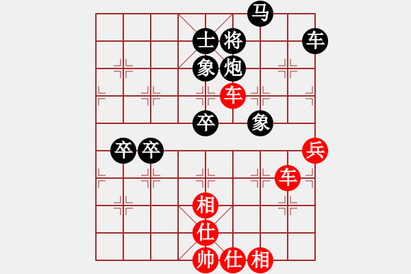 象棋棋譜圖片：劍氣3兵對防守陣必勝 攻法凌厲 - 步數(shù)：80 