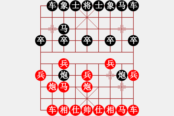 象棋棋譜圖片：bbboy002[紅] -VS- Z7109233[黑] - 步數(shù)：10 