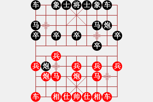 象棋棋譜圖片：岳山[767745483] -VS- 一線之間[2633993492] - 步數(shù)：10 