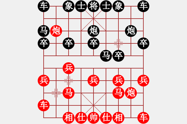 象棋棋譜圖片：皎月[474177218] 先勝づ惜分飛づ[175735113] - 步數(shù)：10 